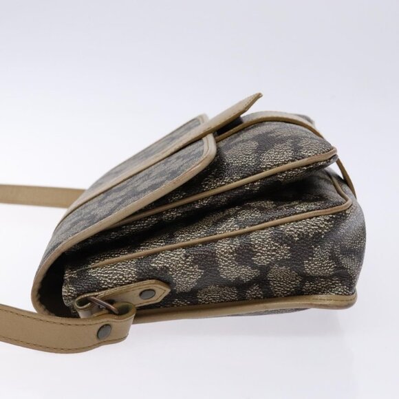 SAINT LAURENT Shoulder Bag PVC Leather Beige Gray Auth bs28744 - Picture 5 of 16